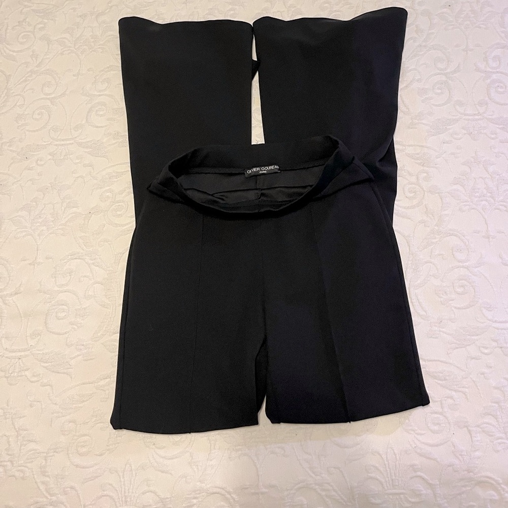 Beautiful flared black pants - Olivier Goureau - small